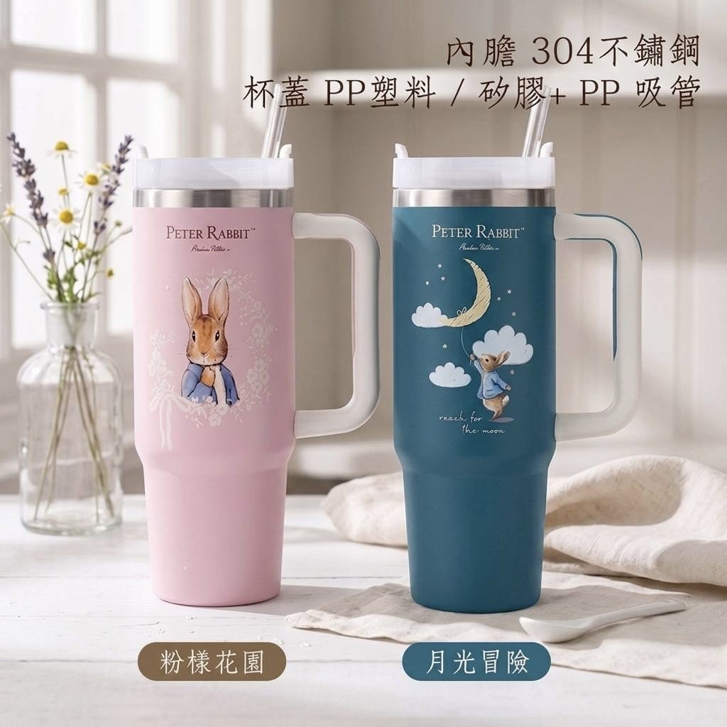 【 Peter Rabbit 比得兔】比得生活館｜英國正版授權｜｜304不鏽鋼冰壩杯(900ml)冰壩杯 月光冒險 / 粉漾花園, , large