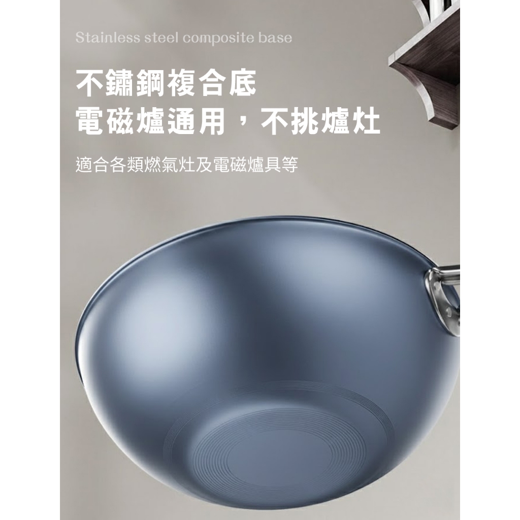 有鈦不沾炒鍋32cm+蓋(附硅膠鏟+菜瓜布)(K0041-32) 6/9-6/30 滿千送AOC電動牙刷, , large