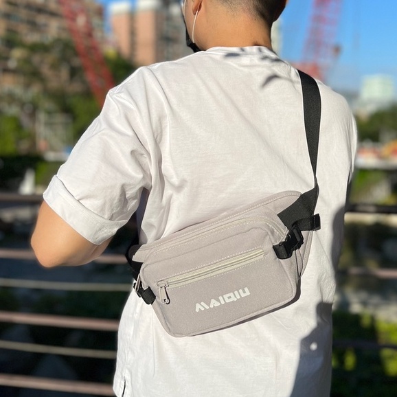 【MQ】Trendy chest bag, , large