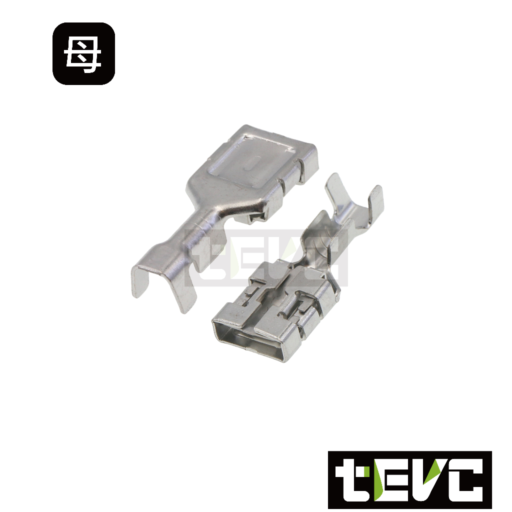 《tevc》Q68 母端子 對插端子 壓線端子 插簧 冷壓端子 接線端子 插片 連結器 接頭端子 PIN, , large
