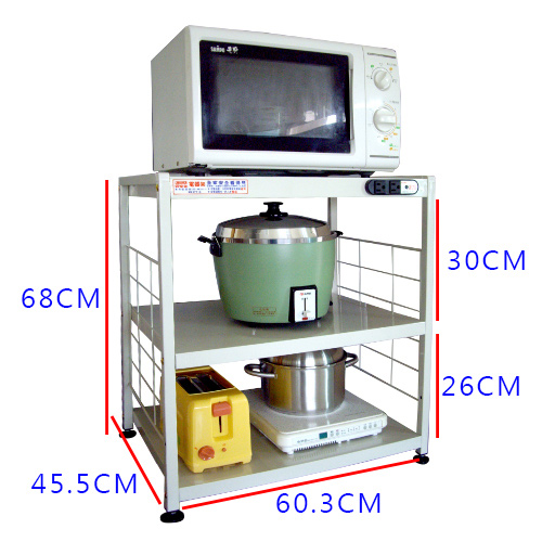 愛樂美3孔3層電器架A-101-4, , large