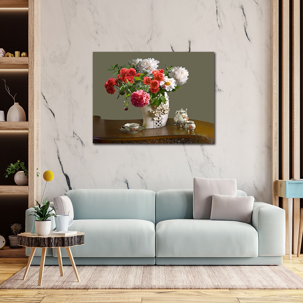 【御畫房】富貴吉祥 國家一級畫師手繪油畫60&times;80cm(VF-153), , large