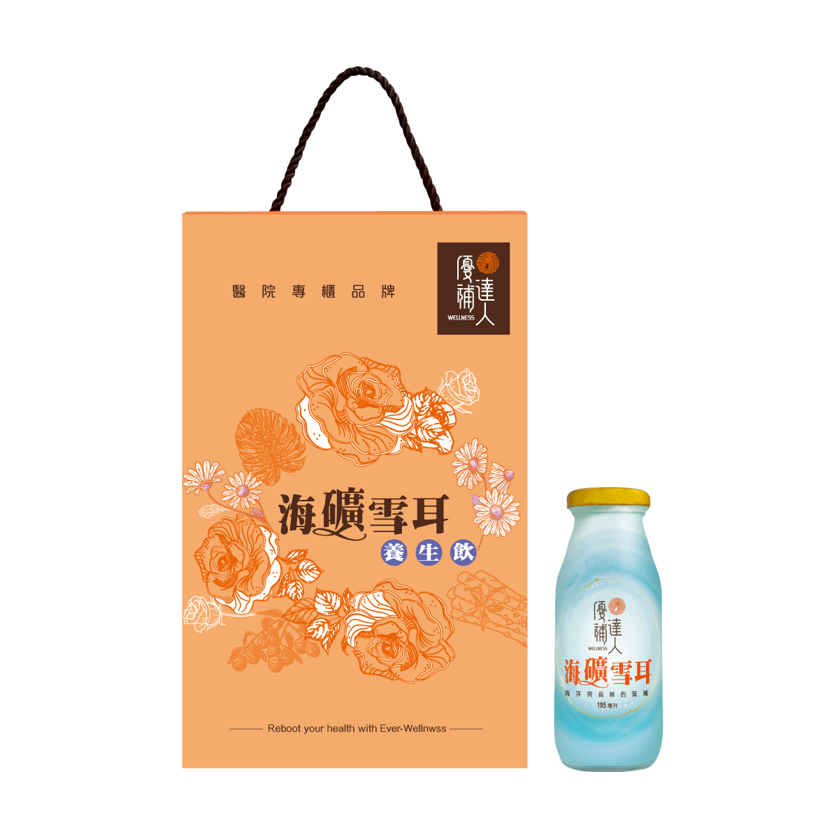 [優補達人]海礦雪耳 195ml*6瓶, , large
