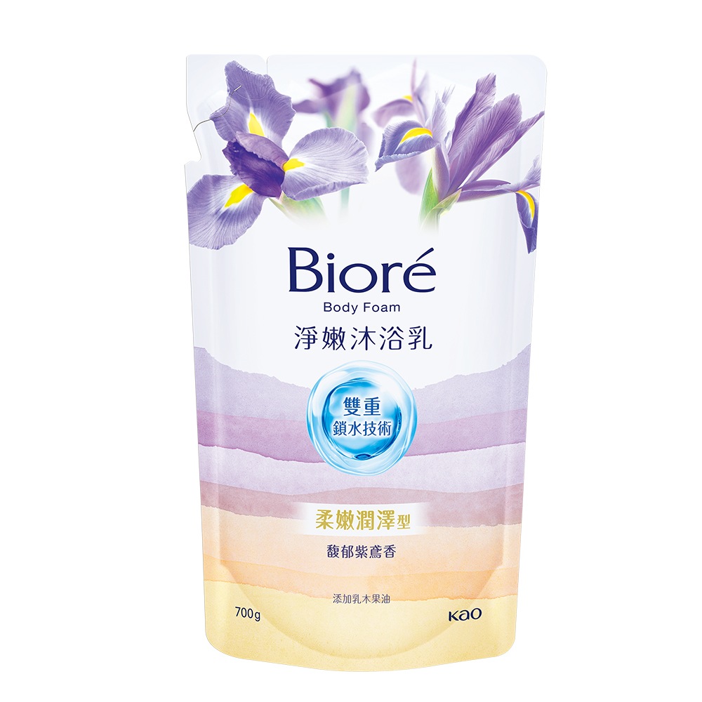 Biore淨嫩沐浴乳馥郁紫鳶香補充包, , large