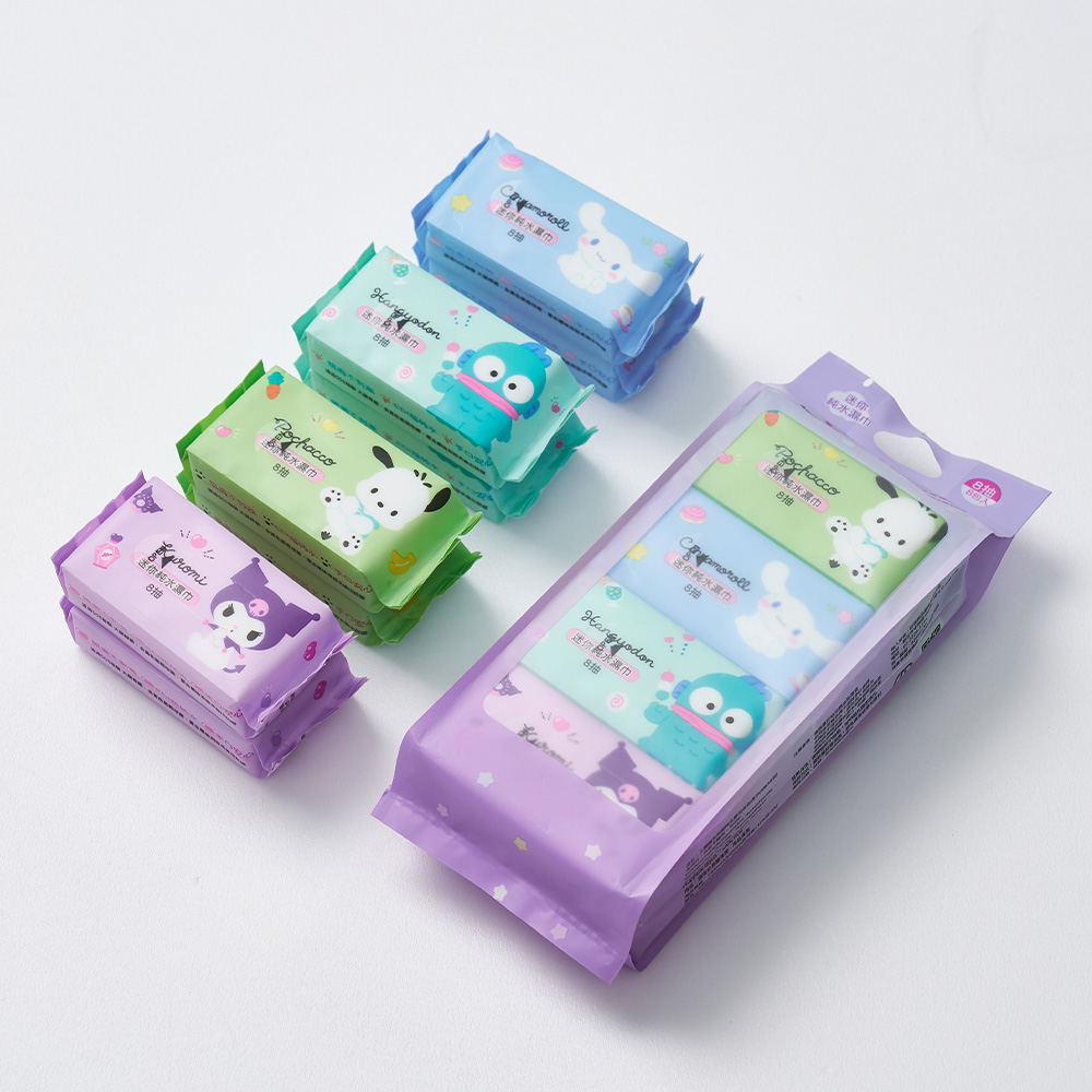 三麗鷗純水濕巾 (8抽8包)【ONEDER 旺達棉品】SO-DR08, , large