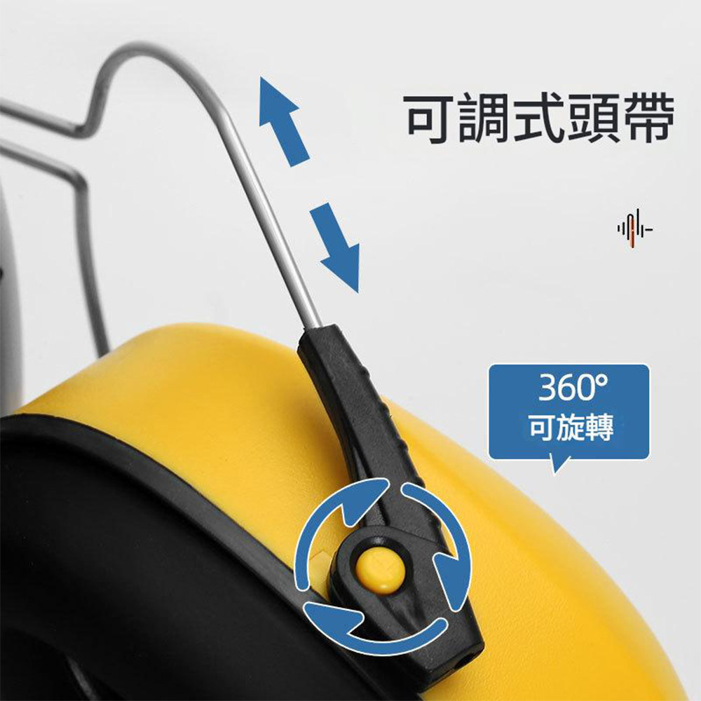 隔音耳罩與3M同品質CP值高-黃色, , large