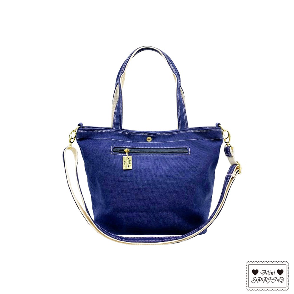 MINI SPRING-帆布2WAY托特包手提斜背包-多色(0-25002-93), , large