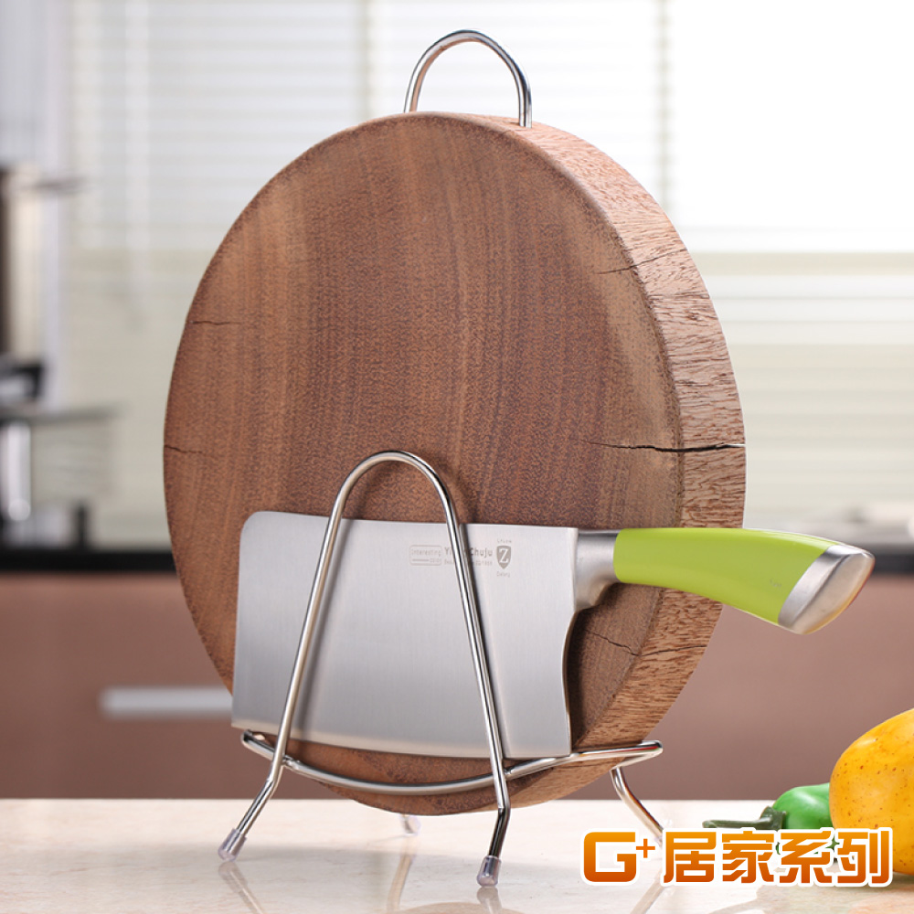【G+居家】3入不鏽鋼桌上型砧板架(瀝水架/砧板架/鍋蓋架/置物架/廚房收納架/切菜板), , large