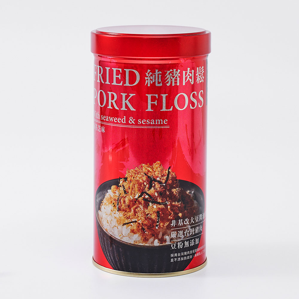 [ 媽媽的廚房 ] 純豬肉鬆(海苔芝麻口味) 150克 x 12罐 , , large
