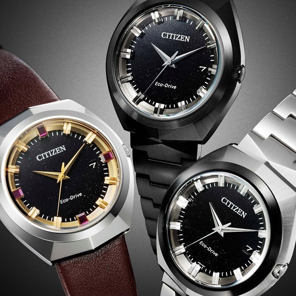 CITIZEN 星辰 無際星輝 全球旗艦款 光動能大三針手錶 BN1014-55E, , large