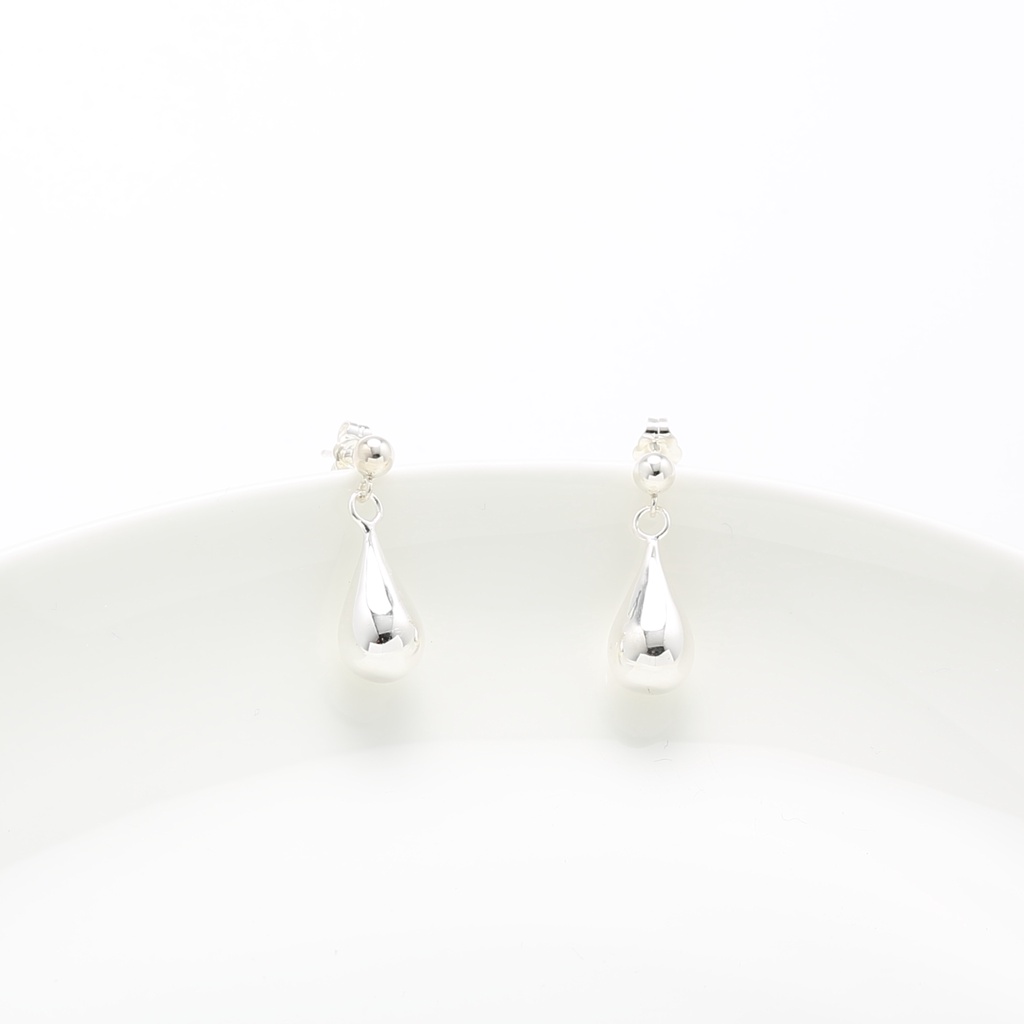 【Angel & Me】Waterdrop Teardrop s925 sterling silver earrings birthday gift, , large