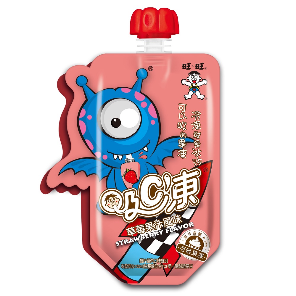 WANT WANT fruit jelly strawberry flavor, , large