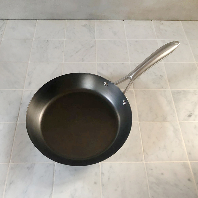 【VitaCraft】Japan-Made Nitrided Iron Coating-Free Single-Handle Iron Frying Pan 24cm (Super Iron Series), , large