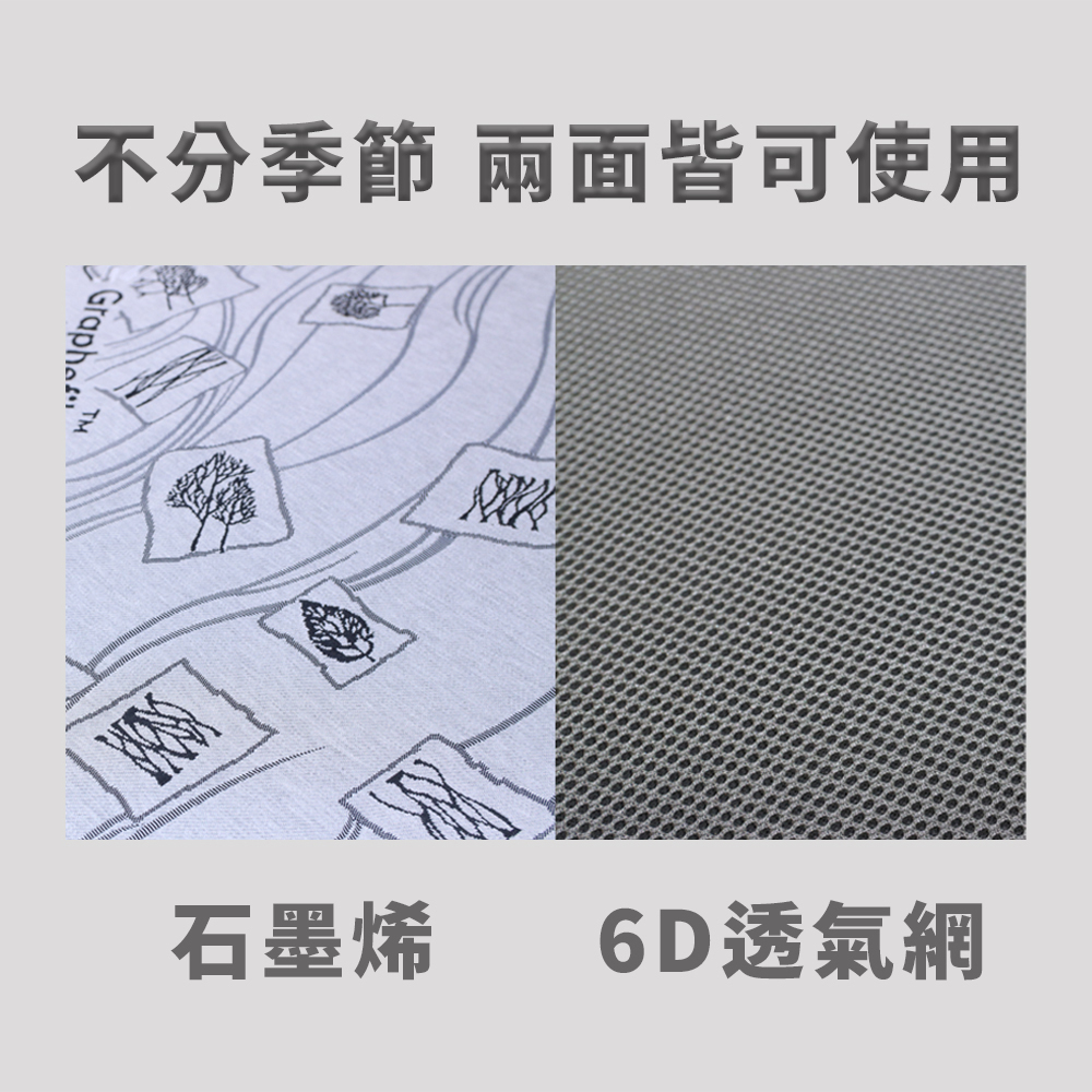 Graphene elastic breathable memory mattress, , large