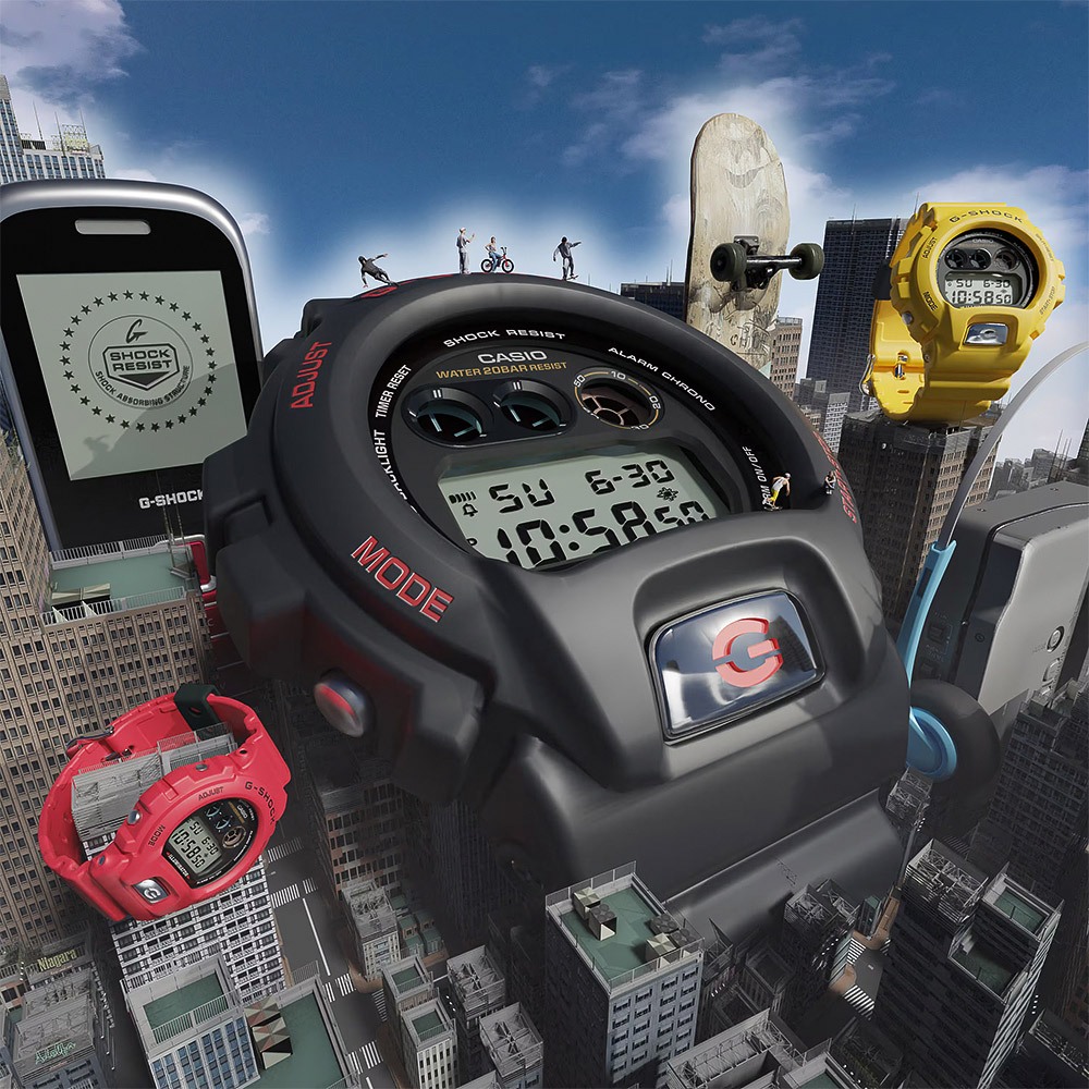 CASIO 卡西歐 G-SHOCK 30周年紀念版 電子錶 手錶-黑 DW-6900TR-1, , large