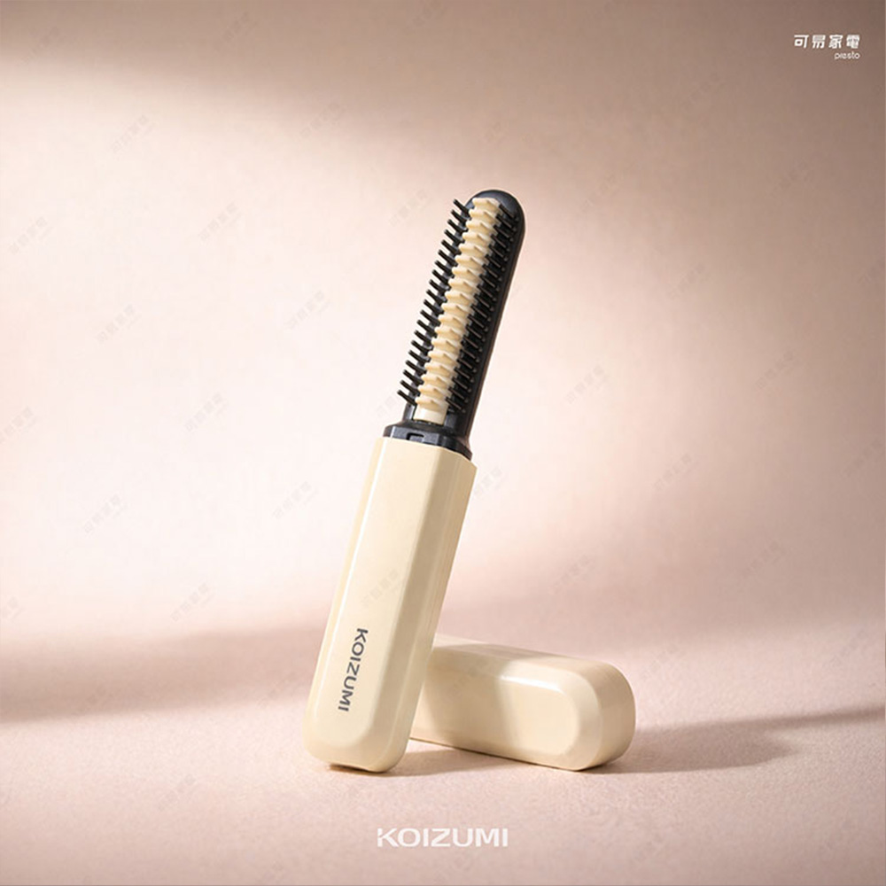 【可易家電】日本KOIZUMI小泉成器 mini瀏海梳-晨曦黃 KHR-G420-YE 全球限定色 (原廠公司貨), , large