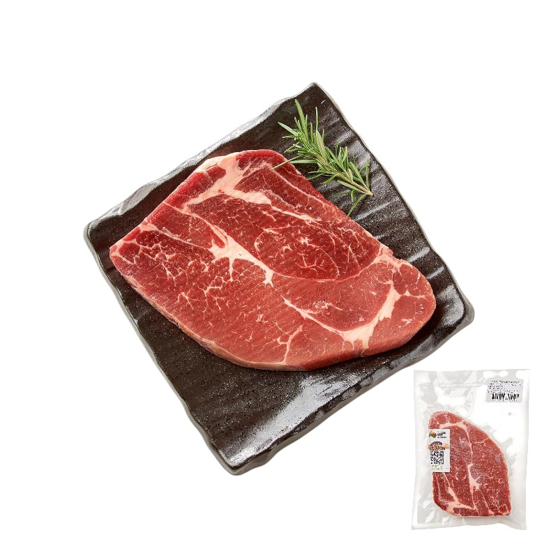 冷凍澳洲12盎司嫩肩厚切牛排-400g, , large