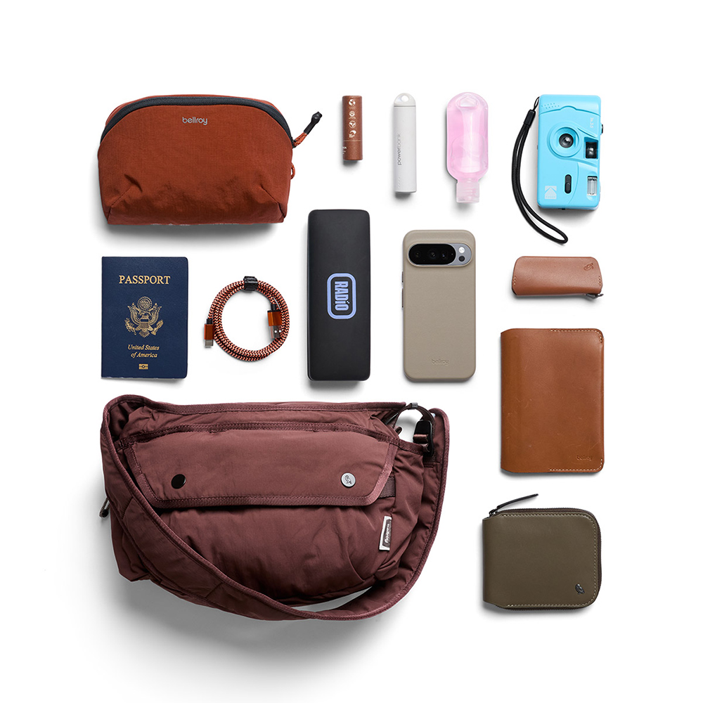 Bellroy Cinch Sling 日常輕盈側背包 斜背包 外出包 禮物 送禮 推薦(酒紅色), , large