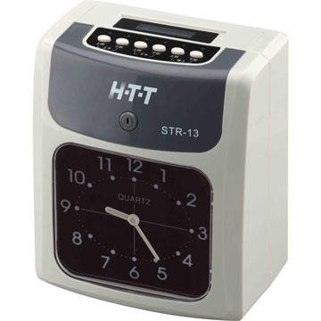HTT 六欄位雙色微電腦打卡鐘 STR-13, , large