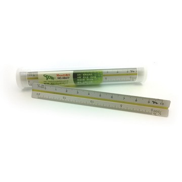 旻新雷鳥 鋁製比例尺-10公分 顏色隨機 (NO.48617), , large