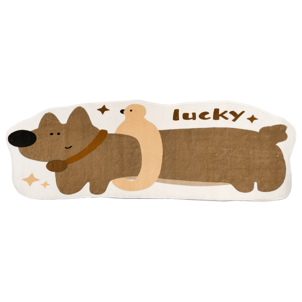 【上手家居】仿羊絨床邊地毯40x120cm lucky(防滑地墊/長地毯/床邊毯/床邊地墊/長地墊/仿羊絨地毯/室內地墊), , large