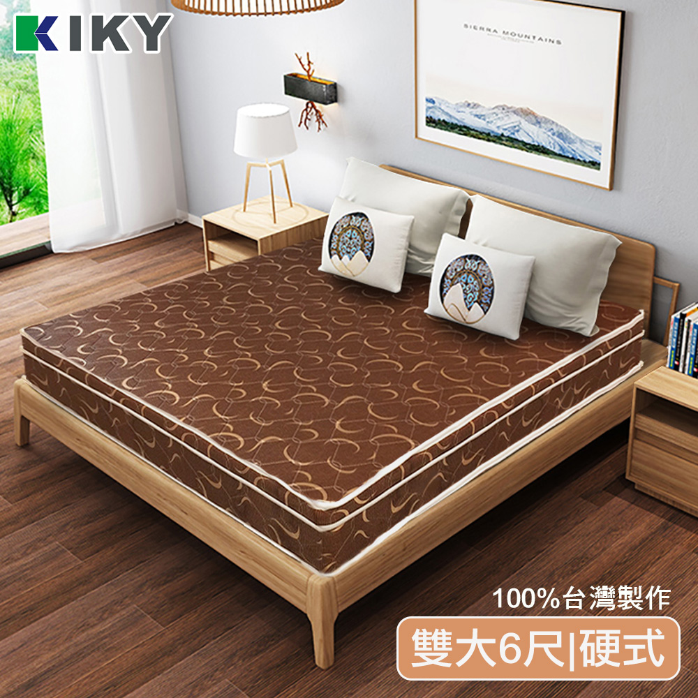【KIKY】烏拉圭升級記憶蓆面護脊硬式彈簧床墊, , large