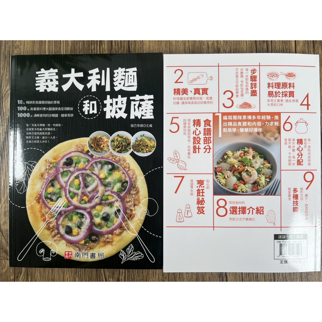 《南門書局》食譜系列~義大利麵和披薩pizza~新書上市, , large
