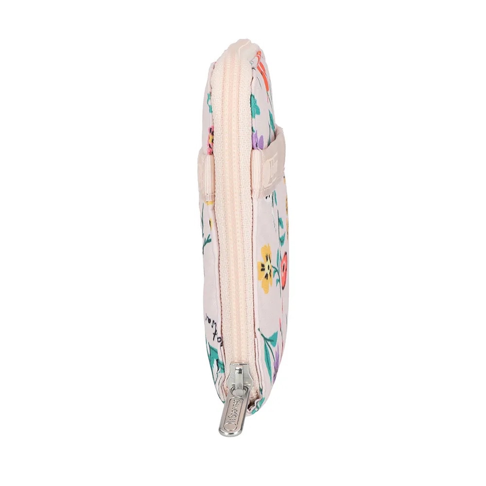 LeSportsac COMPACT ZIP WALLET 簡約拉鍊短夾 - 輕舞野花, , large