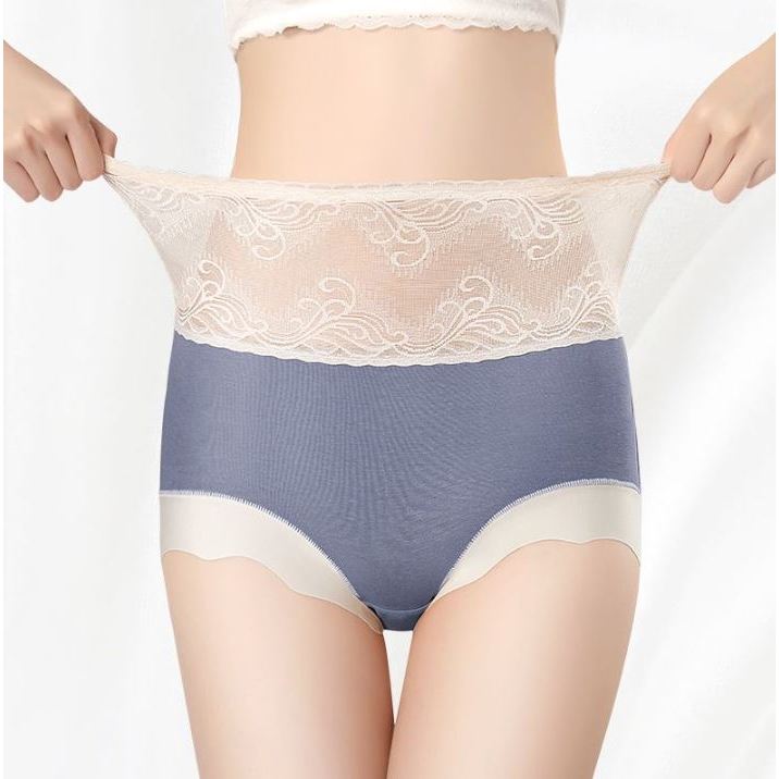 【莎蘿SARO】高腰蕾絲質感石墨烯內褲6件組 M, , large