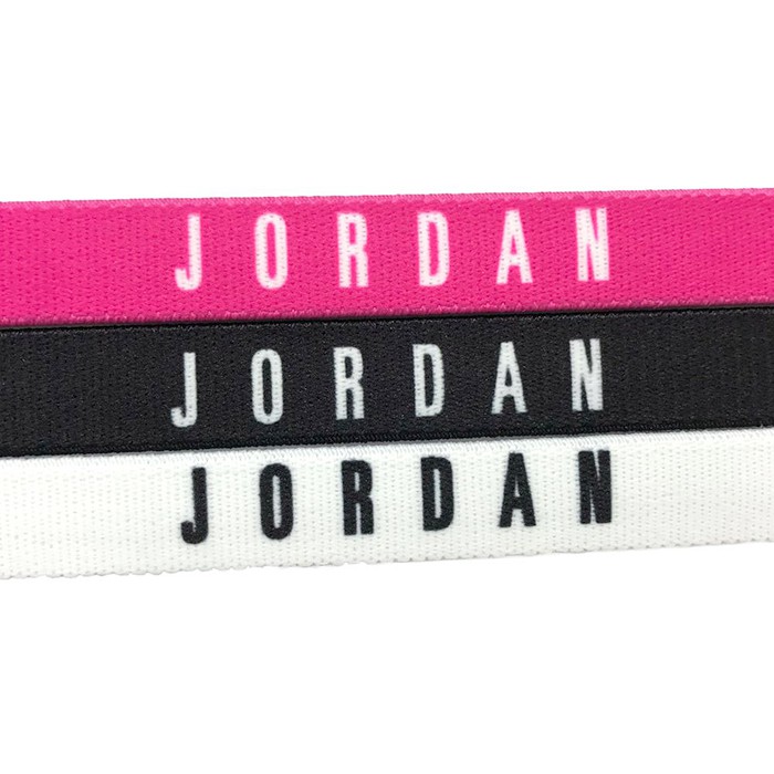 NIKE 彈性髮帶 韻律瑜珈 慢跑 止汗髮帶 JORDAN HEADBANDS 髮帶 3件組 J0003599, , large