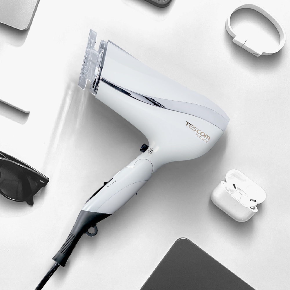 【 TESCOM 】TID2200TW 防靜電大風量吹風機 白色, , large