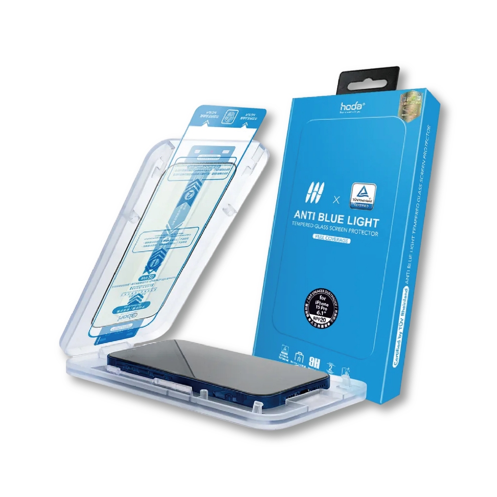 【現貨】HODA 抗藍光玻璃保護貼 iPhone 16 / 17｜長時間使用螢幕推薦 貼膜神器｜原廠公司貨 飛象國際, , large