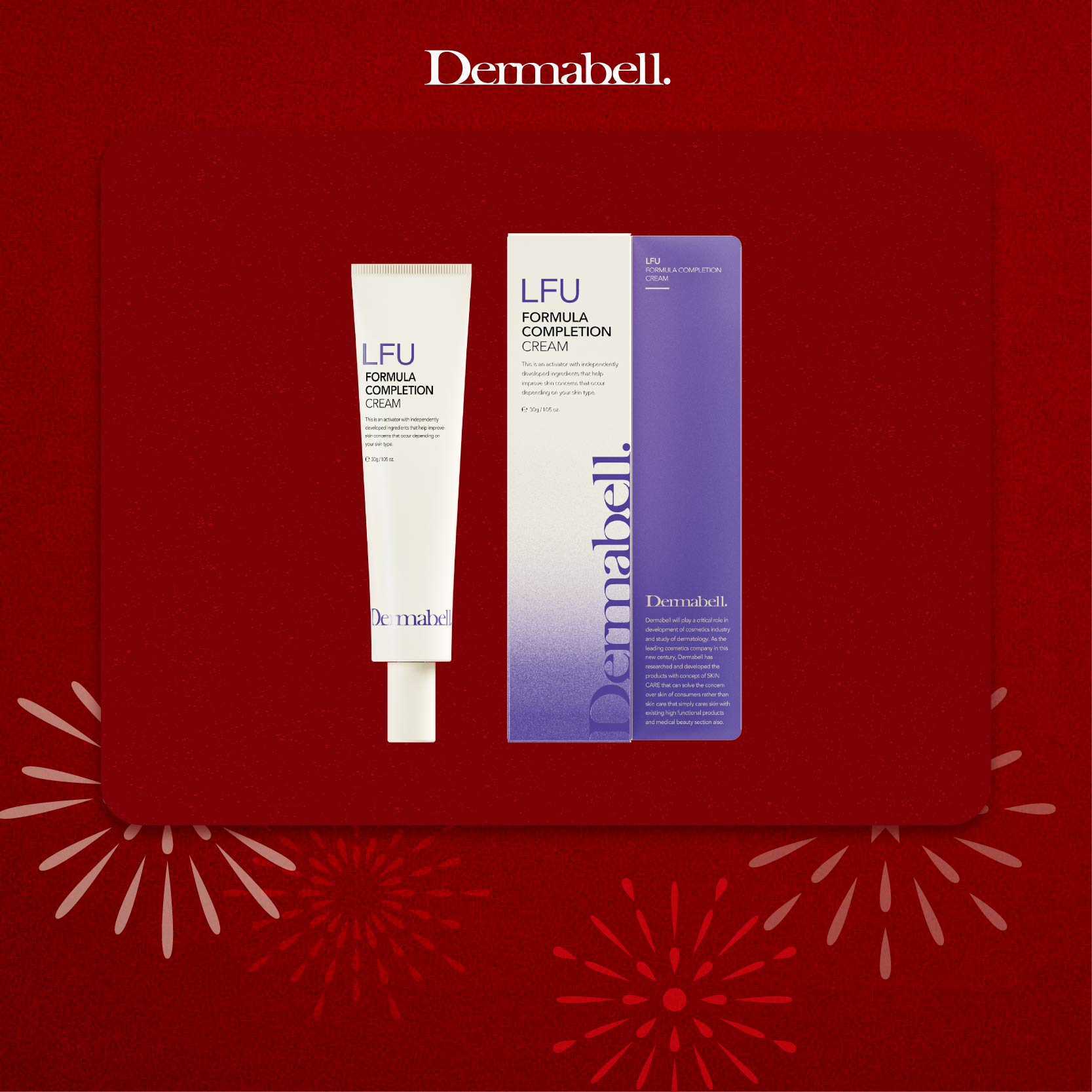LFU Formula Completion Cream+DERMABELL Limited Edition Travel Pouch, , large