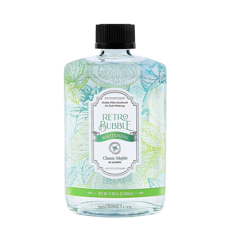 【任e購】RETRO BUBBLE-淨化亮白草本精品牙膏&ndash;晚安舒緩茶口味 100g + 乳鐵亮白草本精品漱口水-經典Mojito 350ml, , large