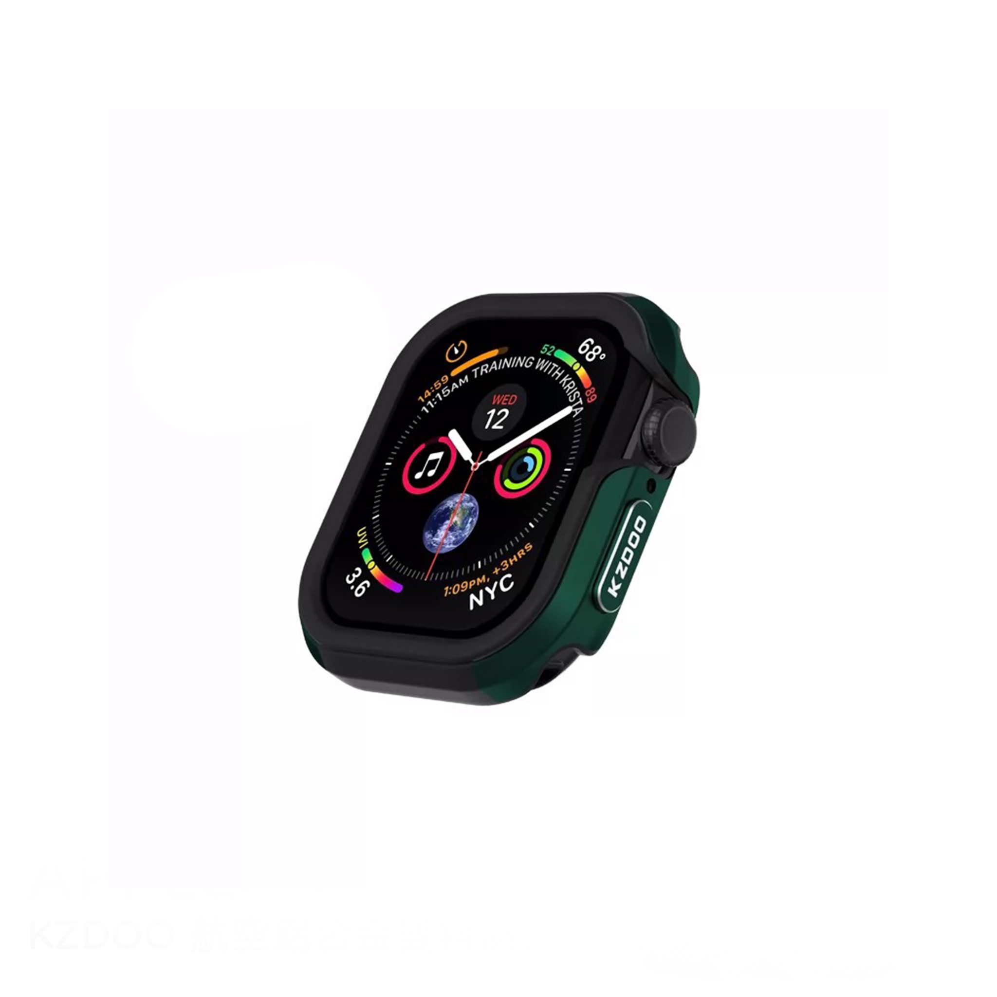 【山水之寶】KZDOO Apple Watch 7/8/9 41mm保護殼 航空鋁合金雙料防摔殼, , large