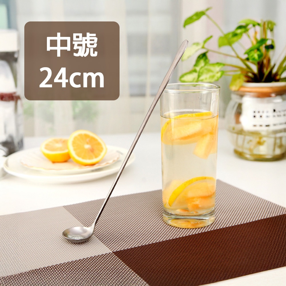長柄攪拌匙【18cm/24cm/30cm】 30cm 24cm 18cm 攪拌勺 冰沙勺 量匙 5ml 高腳杯 小湯匙 長柄湯匙 攪拌勺 冰沙匙, , large