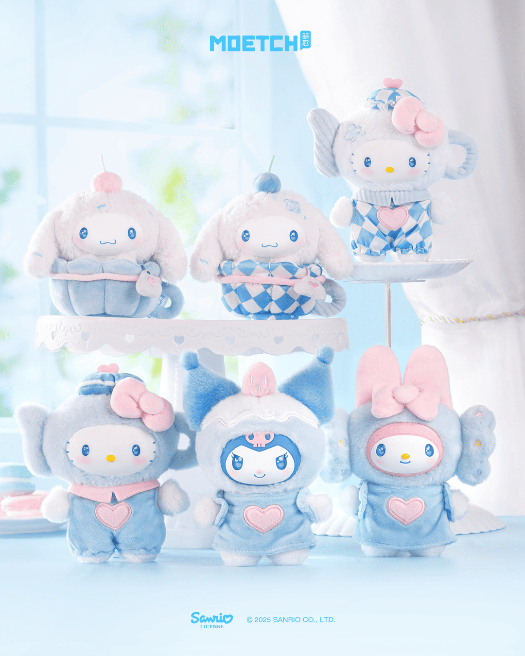 【際洋文化】Sanrio characters悸動之藍系列毛絨捏捏樂, , large