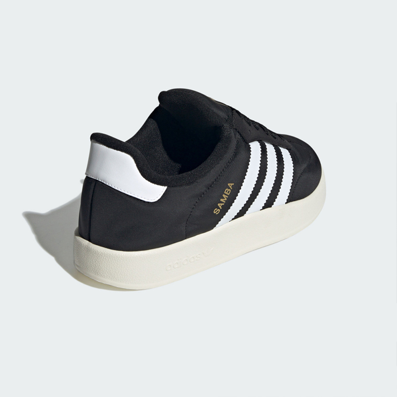 Adidas Samba Home W [IE1434] 男女 休閒鞋 麵包鞋 舒適 百搭 尼龍 黑 白, , large