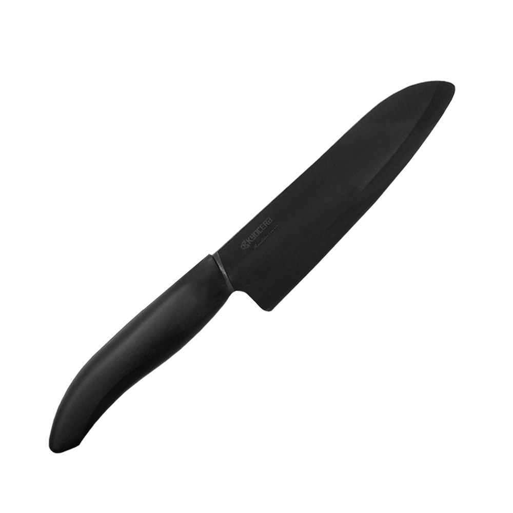 【KYOCERA京瓷】日本京瓷抗菌多功能精密陶瓷刀 料理刀 陶瓷刀 黑刀(16cm), , large