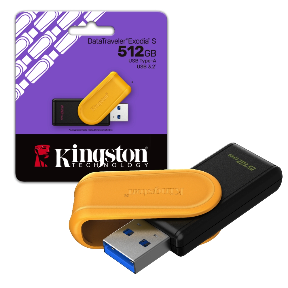 【Kingston】DataTraveler Exodia S 512G USB 3.2 Gen1 高速隨身碟, , large