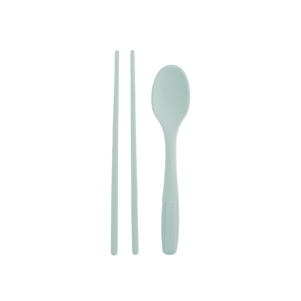 [Pomier Korea] Platinum Silicone Cutlery Set (with Storage Box) > Suitable for Teenagers and Adults - Ideal for Packing Lunch, Outdoor Trips, and Eco-Friendly Cutlery, , large