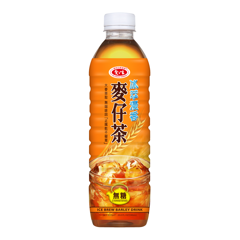 GV Ice Brew Barley Drink Unsweet 590ml, , large