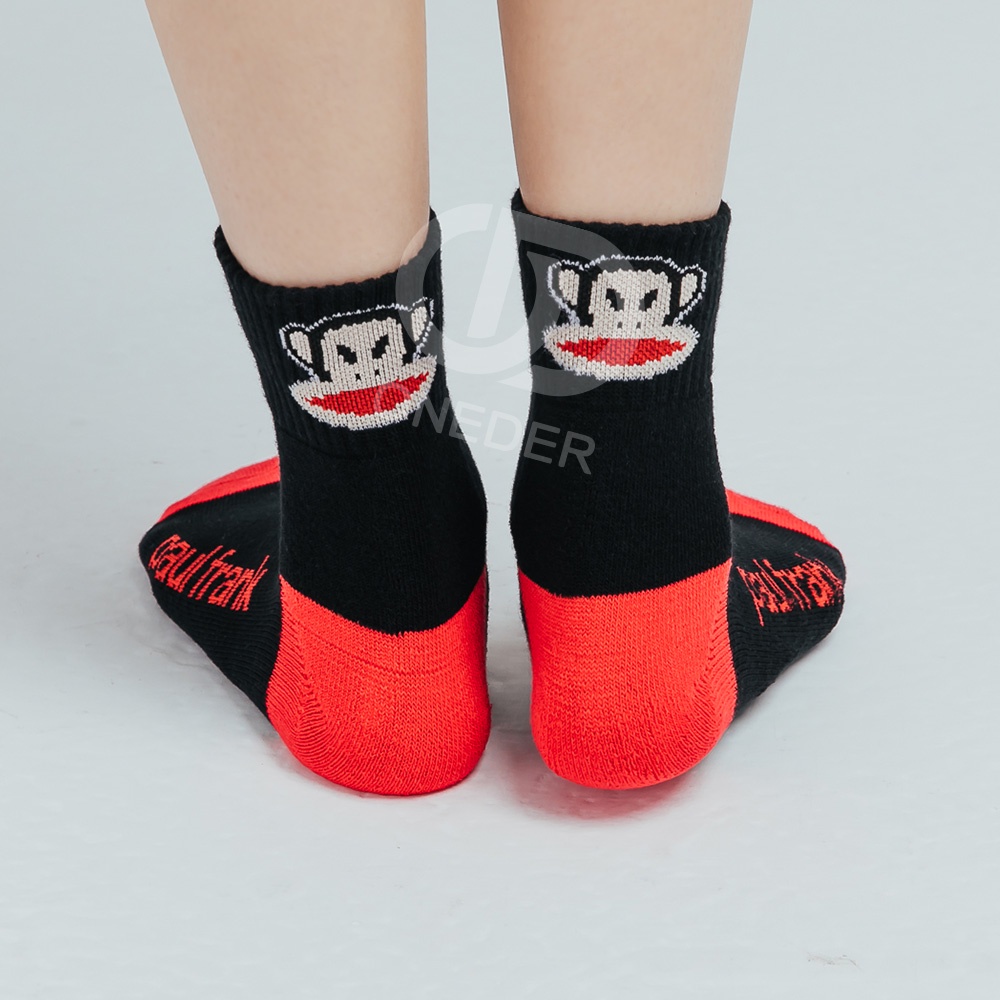(多款)大嘴猴 PAUL FRANK 抗菌羅紋中長襪 【旺達棉品】PF004, , large