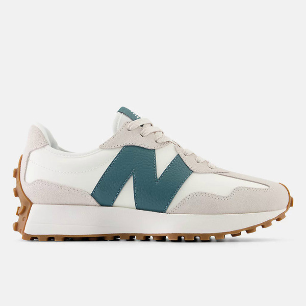 Kixpress-New Balance 女 休閒鞋 運動 經典 復古 NB 327 B楦 舒適 緩震 雲杉綠 [WS327GA], , large