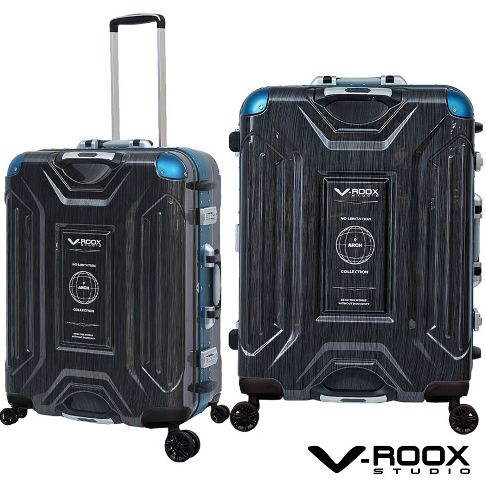【PANTHEON PLAZA】V-ROOX ARCH 25吋 便利上下手把硬殼鋁框行李箱 ARCH-59226 兩色可選, , large