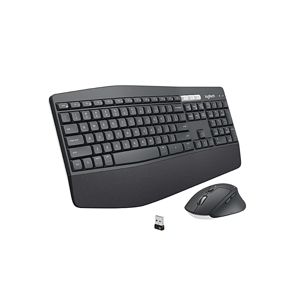 Logitech computer keyboard and mouse, , large