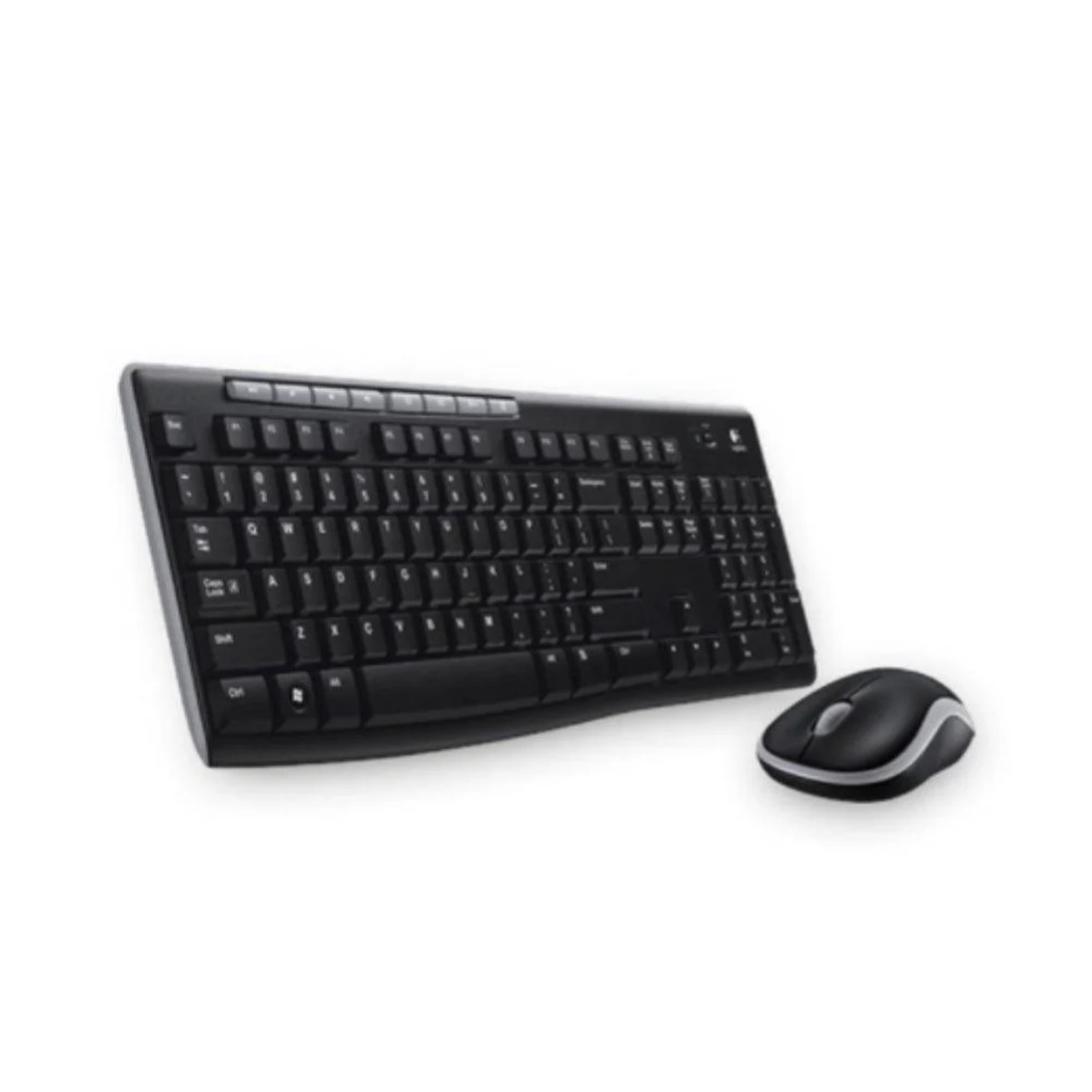 Logitech computer keyboard and mouse, , large