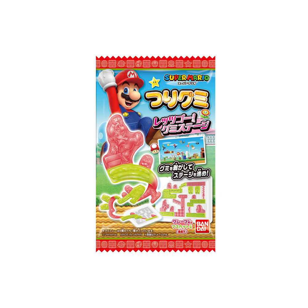 萬代遊戲關卡造型軟糖(馬利歐), , large
