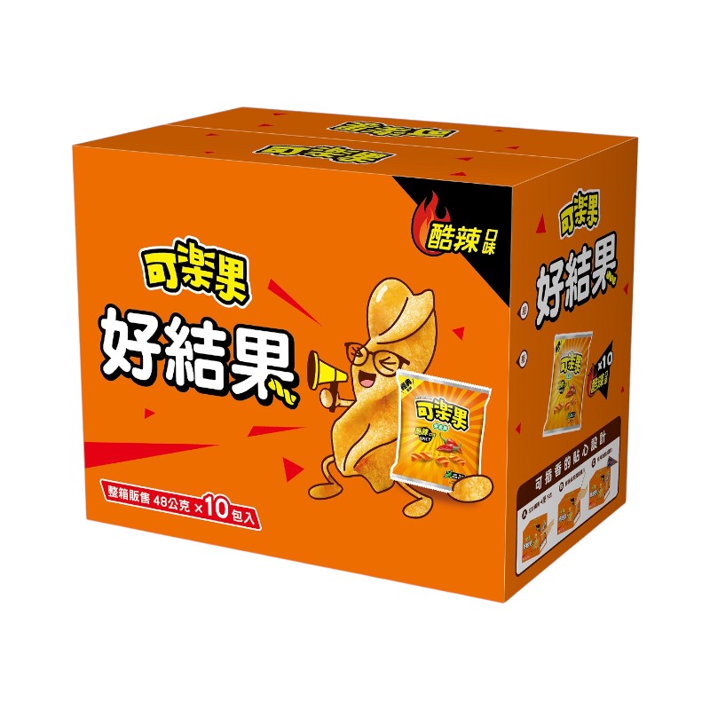可樂果酷辣口味拜拜箱48Gx10包, , large