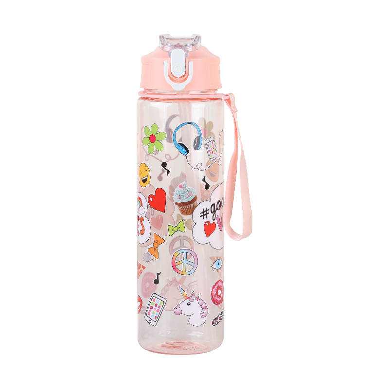 好室喵彩色日記吸管水壺700ml, , large
